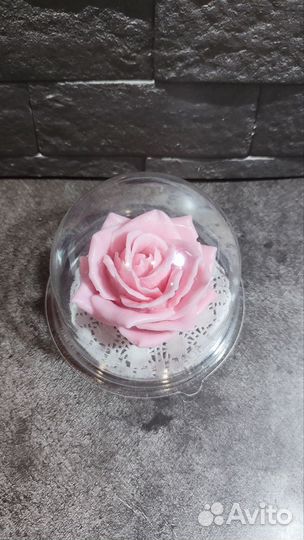 Розы из мыла