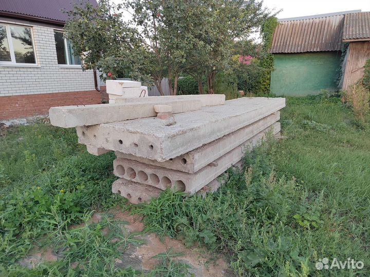 Плиты перекрытия пустотные бу