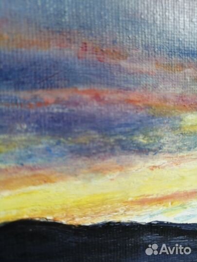 Картина маслом на холсте пейзаж
