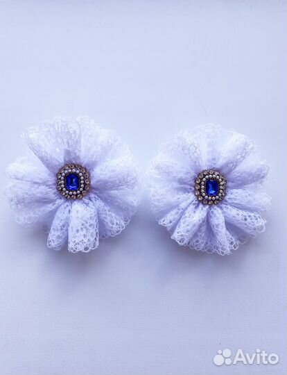 Бантики для волос школьные