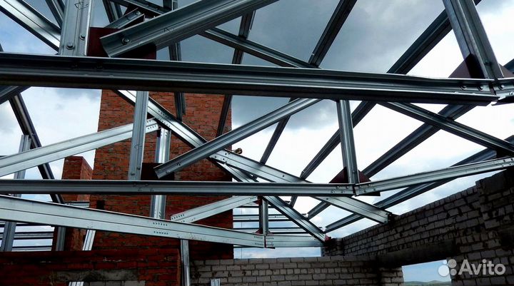 Фермы металлическе конструкции для навесов