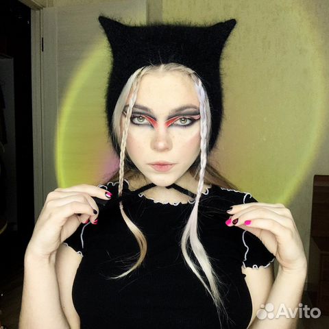 Шапка чепчик с ушками