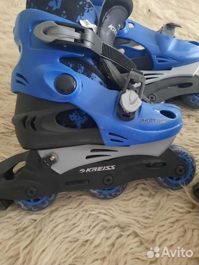 Роликовые коньки детские раздвижные