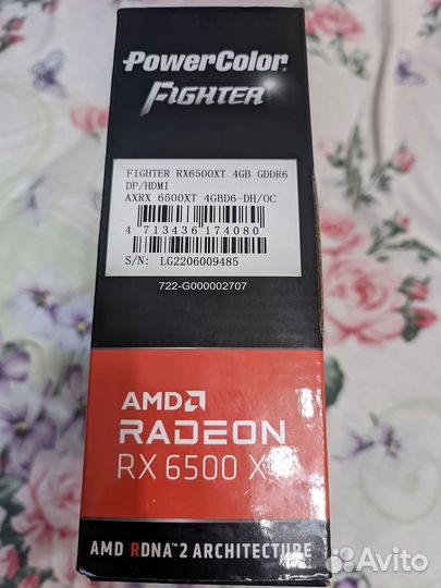 Видеокарта PowerColor AMD Radeon RX 6500 XT Fighte