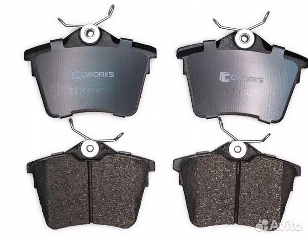 Колодки тормозные мерседес 6TO W639 96-97 задние