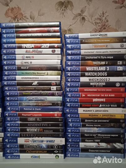 Диски PS4 и PS5, отправлю через Авито