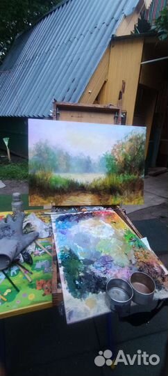 Картина маслом пейзаж