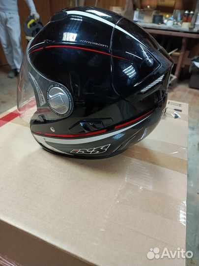 Открытый шлем HX 91 IXS Чёрный