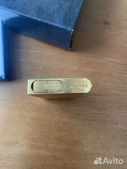 Зажигалка газовая caran D'ache vintage gold