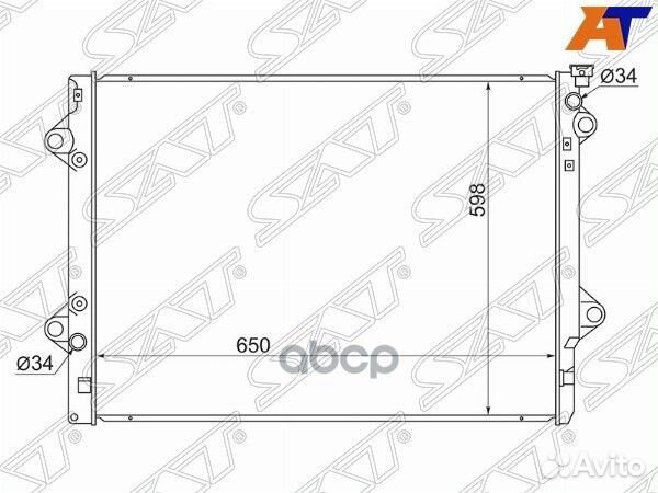 Радиатор Toyota Land Cruiser Prado (J120,J150)