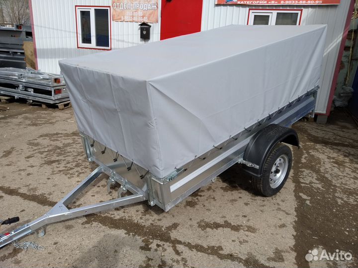 Прицеп оцинков кузов 2,5*1,3*1 от пфс