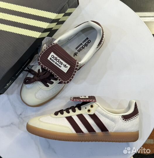 Adidas X wales bonner samba pony LEO brown