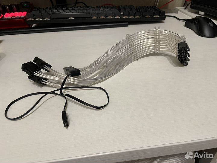 ARgb Кабель удлинитель для видеокарты 3x 8pin