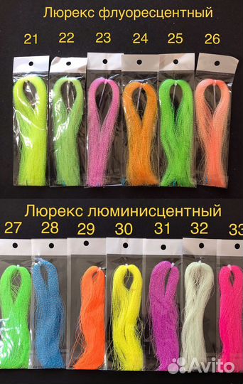 Люрекс и волокна синтетические