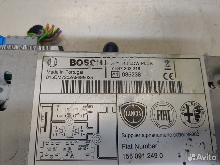 Магнитола Alfa Romeo Giulietta, 2010