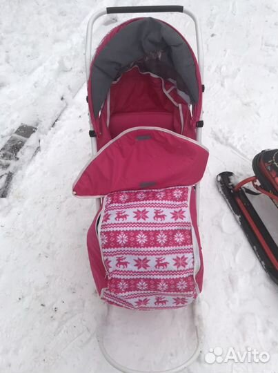 Коляска санки
