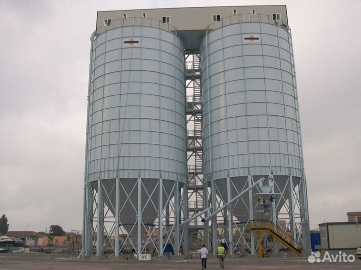 Силос цельносварной