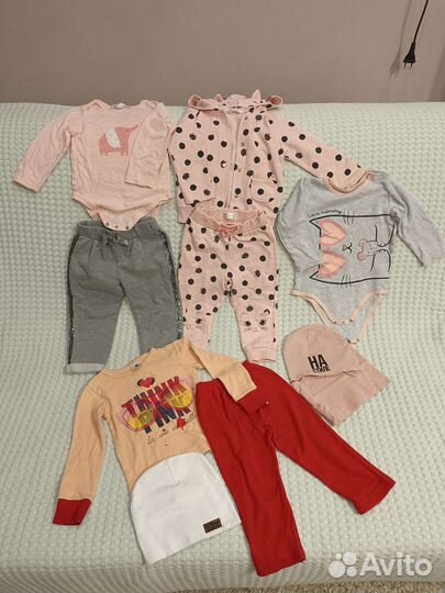 Вещи пакетом для девочки на 80-86 р