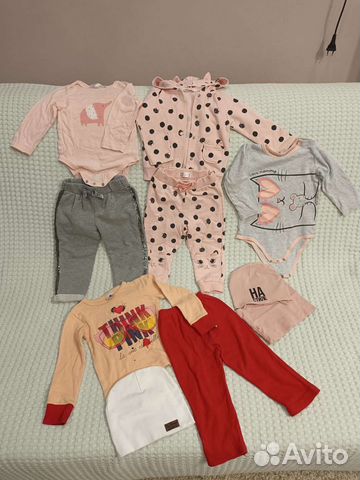 Вещи пакетом для девочки на 80-86 р