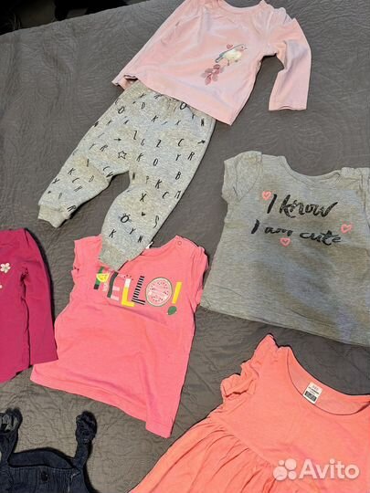 Детские вещи летние пакетом 86-98
