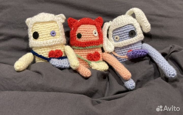 Вязаные игрушки монстрики ручной работы