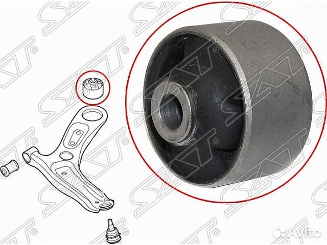 Сайлентблок перед. нижнего рычага зад. Rio Solaris
