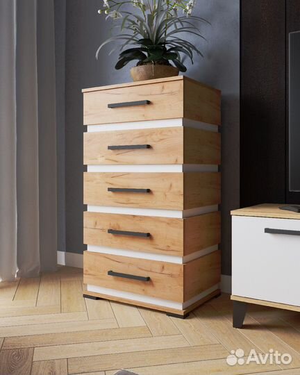 Комод белый км-1