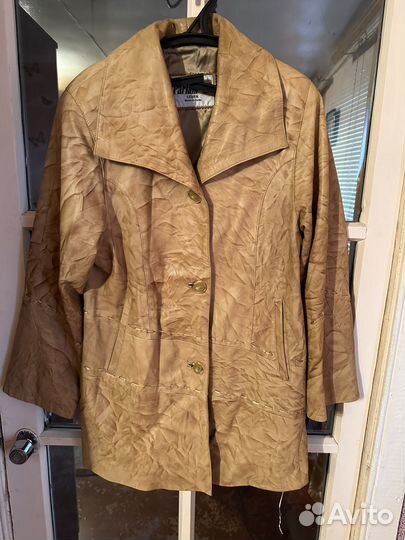 Костюм двойка и итальянское кожаное пальто