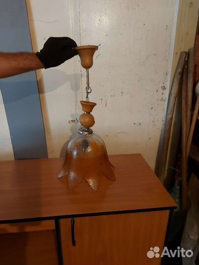 Светильник потолочный подвесной бу