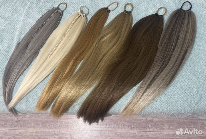 Хвост на резинке/волосы /в наличии