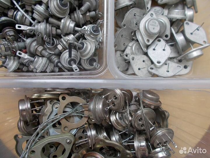 Радиодетали: диоды, транзисторы, тиристоры новые