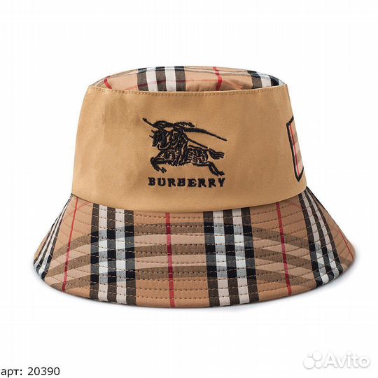 Панама burberry коричневая
