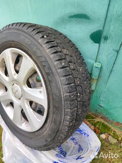Колеса в сборе r16 зимние стояли на outlander 3