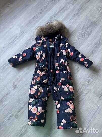 Зимний комбинезон для девочки 104