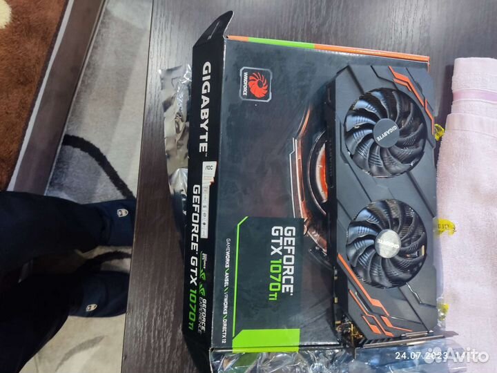 Видеокарта gtx 1070 ti 8gb