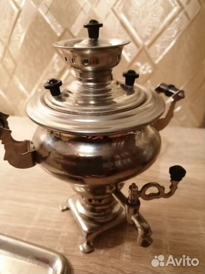 Самовар с подносом Куйбышев