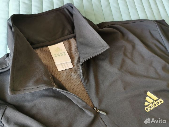 Поло adidas, серое50-52 размер