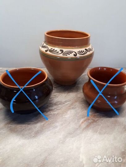 Крынка керамическая большая, СССР