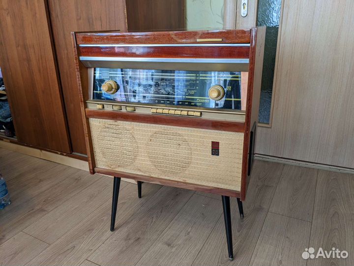 Ригонда моно. Ламповая радиола. Ретро. Радио СССР