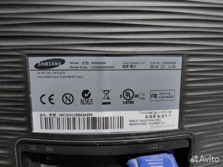 Монитор Samsung syncmaster SA300