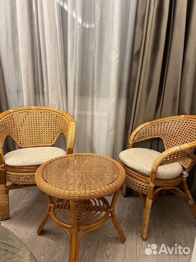 Комплект мебели из ротанга