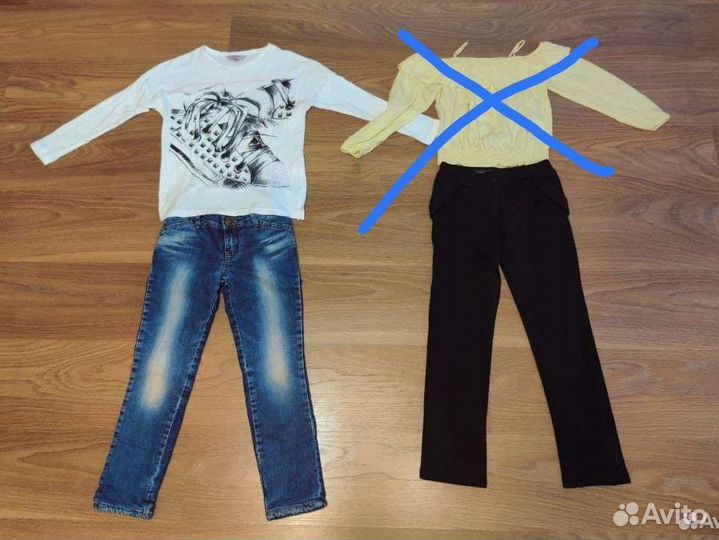 Одежда для девочки пакетом 134-140 см