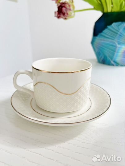 Чашка с блюдцем