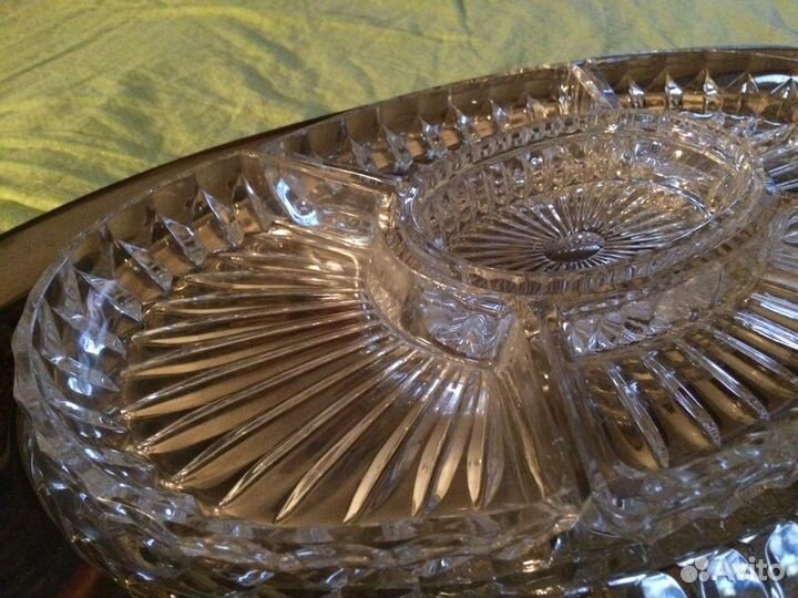 Менажница хрустальная СССР