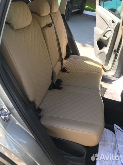 Чехлы VW Tiguan Экокожа ромб Автопилот