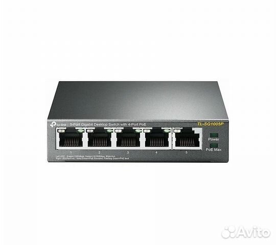 Коммутатор TP-Link TL-SG1005P неуправляемый