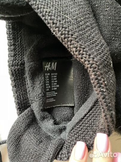 Шапка детская hm и marina textile