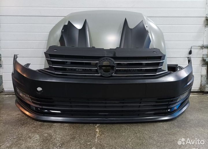 Бампер решетка Volkswagen polo 15-20