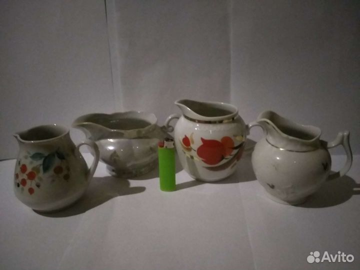 Молочники СССР фарфор