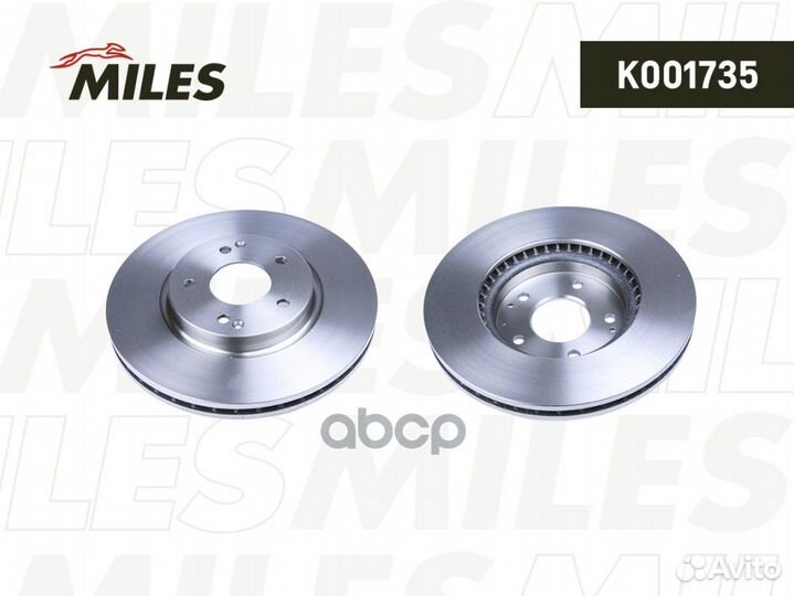 Диск тормозной передний D298мм. ssang yong acty